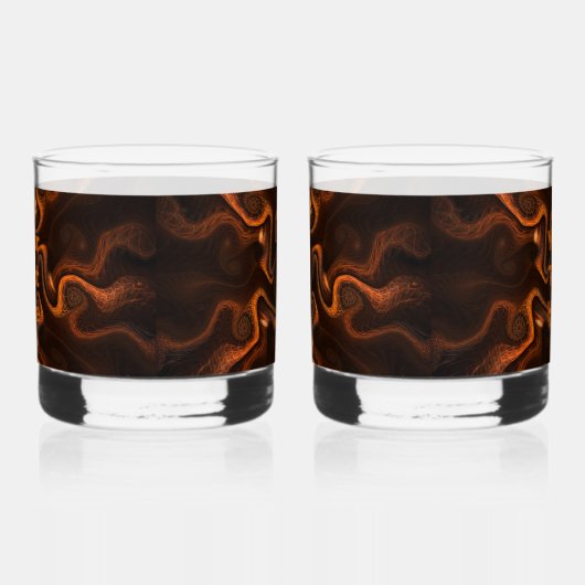 Mexicaanse chocolade whisky glas (Rechts)