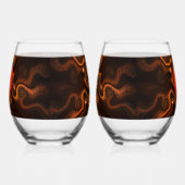 Mexicaanse Chocolade Wijnglas Zonder Voet (Links)