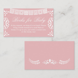 Mexicaanse Cielito Lindo Baby Shower Boeken voor B Informatiekaartje