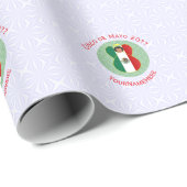 Mexicaanse Cinco de Mayo Engel Persoonlijk Cadeaupapier (Rol Hoek)