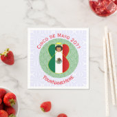 Mexicaanse Cinco de Mayo Engel Persoonlijk Servet (Insitu)