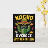 Mexicaanse Cinco De Mayo Nacho Gemiddelde zwager Kaart (Gele Bloem)