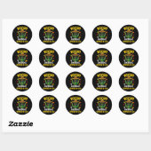 Mexicaanse Cinco De Mayo Nacho Gemiddelde zwager Ronde Sticker (Vel)