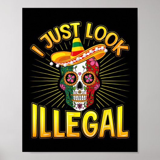 Mexicaanse Cinco De Mayo Party... ik kijk gewoon i Poster (Voorkant)