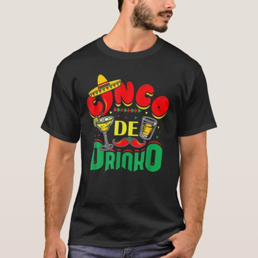 Mexicaanse Cinco de Mayo Pet History Maandperiode T-shirt (Voorkant)
