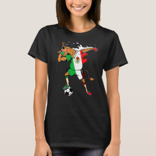 Mexicaanse City Camel Mexico Flag Soccer Football  T-shirt