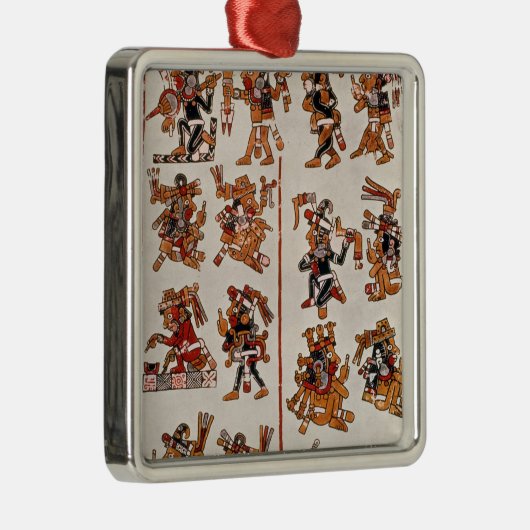 Mexicaanse codex metalen ornament (Rechts)