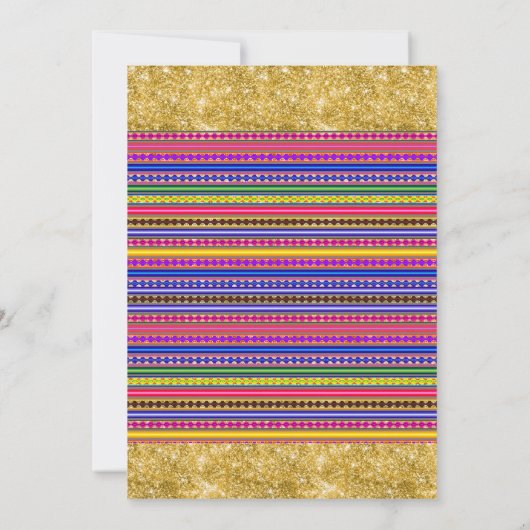 Mexicaanse Couple Shower Fiesta Invitation Kaart (Achterkant)