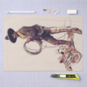 “Mexicaanse Cowboy” door W Herbert Dunton  Tissuepapier (Craft)