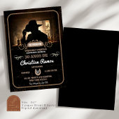 Mexicaanse cowboy volwassen verjaardag kaart