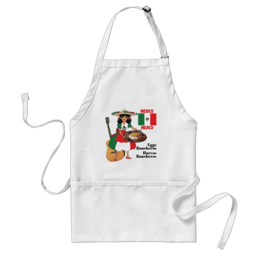 Mexicaanse Cuisine aprons - Huevos Rancheros Standaard Schort (Voorkant)