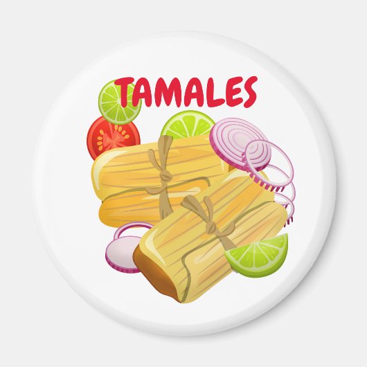 Mexicaanse Cuisine Tamale Magneet (Voorkant)