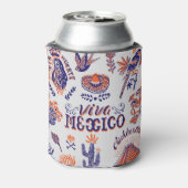 Mexicaanse Cultuursymbolen Kaart Blikjeskoeler (Blikje Achterkant)