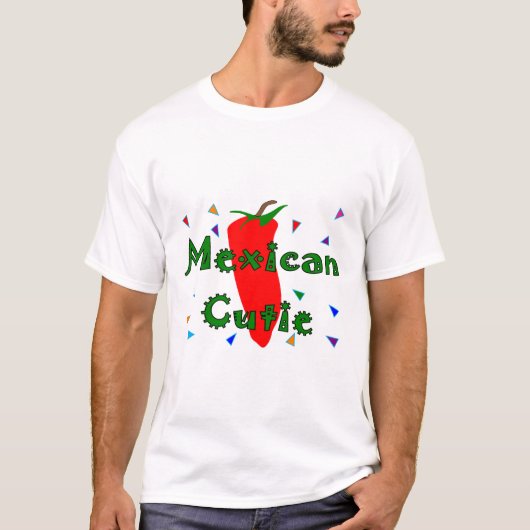 Mexicaanse Cutie Red Chili Pepper T-Shirts en Gift (Voorkant)