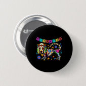 Mexicaanse Dachshund Bone Halloween Day O Ronde Button 5,7 Cm (Voorkant /achterkant)