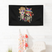 Mexicaanse Dachshund Bone Halloween Day O Spandoek (Insitu)