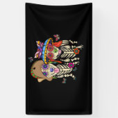 Mexicaanse Dachshund Bone Halloween Day O Spandoek (Verticaal)