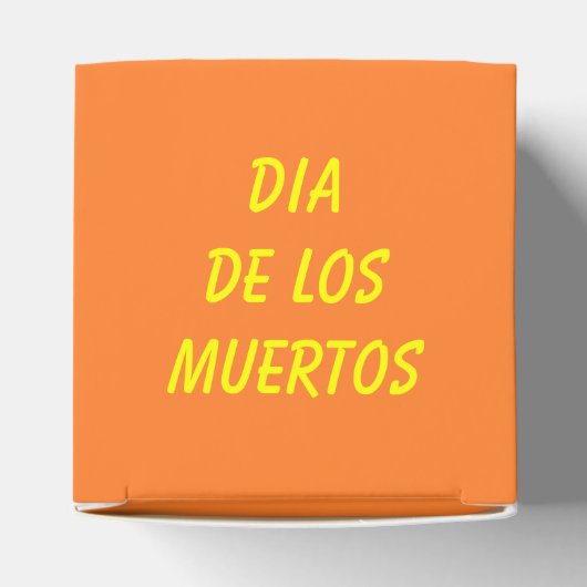 Mexicaanse dag van de dode schedel bedankdoosjes (Bovenkant)