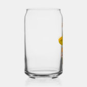 Mexicaanse dag van de dode schedel blikvorm glas (Rechts)