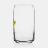 Mexicaanse dag van de dode schedel blikvorm glas (Links)