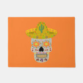 Mexicaanse dag van de dode schedel deurmat (Voorkant)