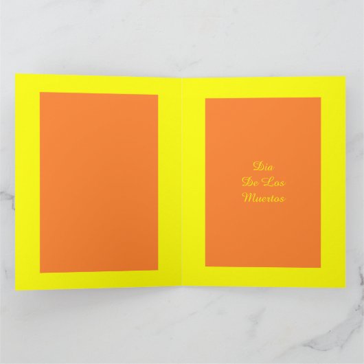 Mexicaanse dag van de dode schedel - douanekaart kaart (Binnen)