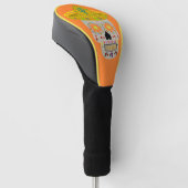 Mexicaanse dag van de dode schedel golfheadcover (Schuin)