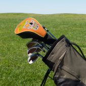 Mexicaanse dag van de dode schedel golfheadcover (Insitu)