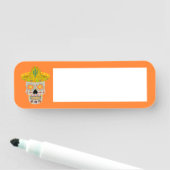 Mexicaanse dag van de dode schedel naamplaatje (In situ)