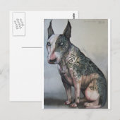 Mexicaanse dag van de dode stier doodsbang briefkaart (Voorkant / Achterkant)