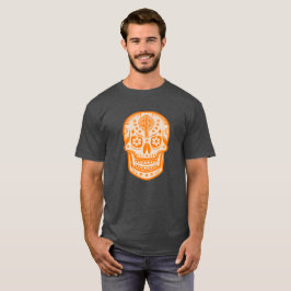 Mexicaanse dag van de dode suikerschedel t-shirt