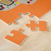 Mexicaanse Dag van de Doden Schedel Legpuzzel (Zijkant)
