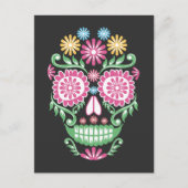 Mexicaanse dag van de dood van Mexico voor de zwar Briefkaart (Voorkant)