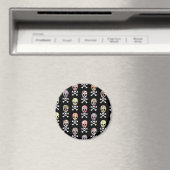 Mexicaanse Dag van Dode Schedel Kruisbeenderen Magneet (Insitu (Vaatwasser))