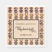 Mexicaanse Dag van het Dode Baby shower Servet (Voorkant)