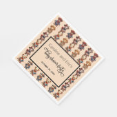 Mexicaanse Dag van het Dode Baby shower Servet (Hoek)