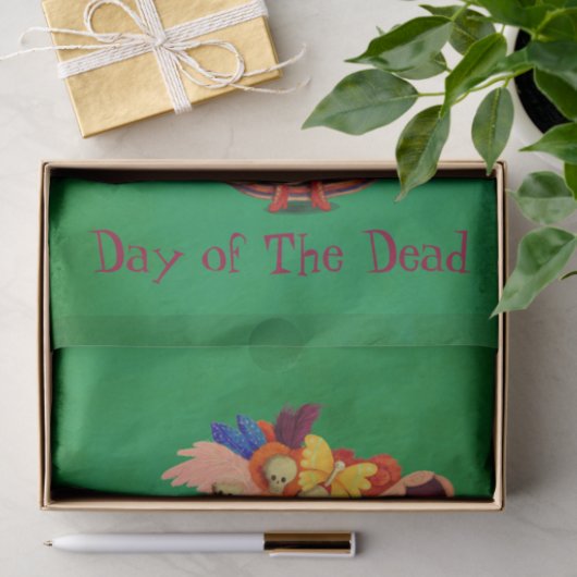Mexicaanse dag van het dode meisje tissuepapier (Geschenk)