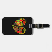 Mexicaanse dag van het dode Mexico Bagagelabel (Voorkant horizontaal)