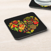 Mexicaanse dag van het dode Mexico Bier Onderzetter (Linkerzijde)