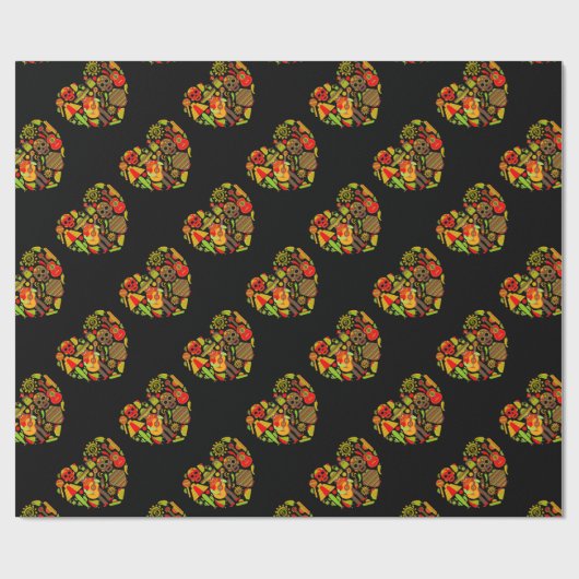 Mexicaanse dag van het dode Mexico Cadeaupapier (Vlak)