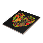 Mexicaanse dag van het dode Mexico Tegeltje (Zijkant)