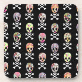 Mexicaanse dag van het dode Onderzetter van de sch (Voorkant)