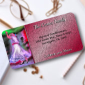 Mexicaanse danser 0175 adreslabel vieren etiket