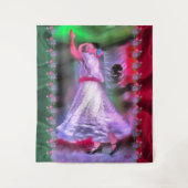 Mexicaanse danser & Rozen 0175 Wandkleed (Voorkant)
