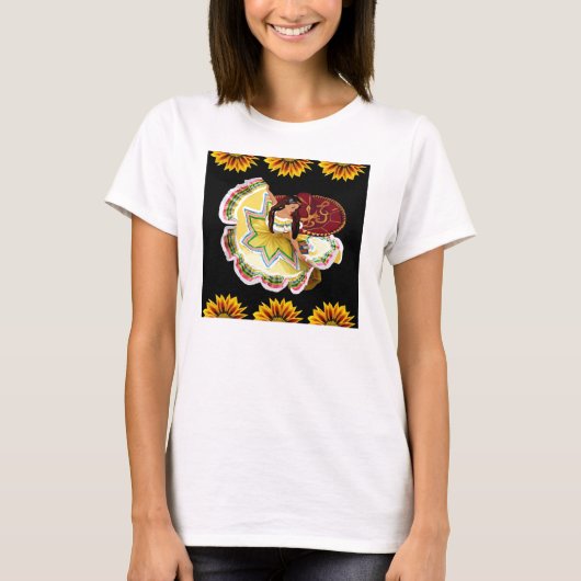Mexicaanse danser TShirt (Voorkant)