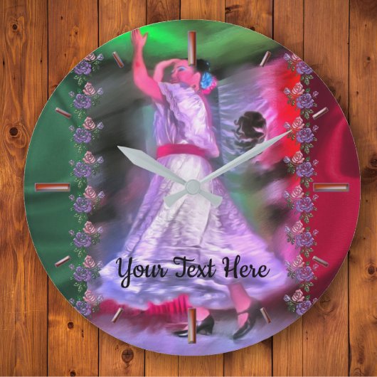 Mexicaanse danseres 0175 Grote klok