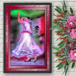 Mexicaanse Danseres 0175 Kunstprint Poster