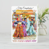 Mexicaanse dansers 2549 Birthday Kaart (Staand voorkant)