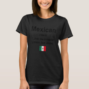 Mexicaanse definitie Mexicaanse vlag Pride Roots T-shirt