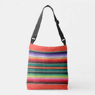 Mexicaanse deken print crossbody tas